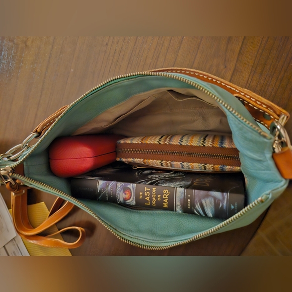 Roots Leather Handbag - Picture 10 of 13